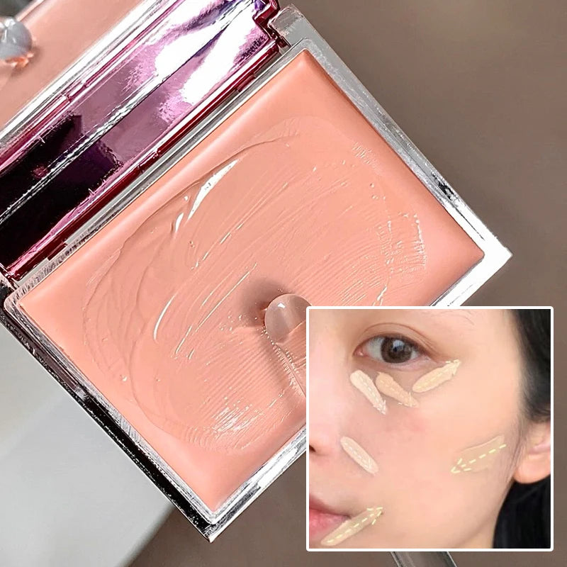 3 Color Nature Even Skin Tone Undereye Corrector Concealer Cover Dark Circles Acne Pores Long Lasting Skin Brightening Makeup Vue