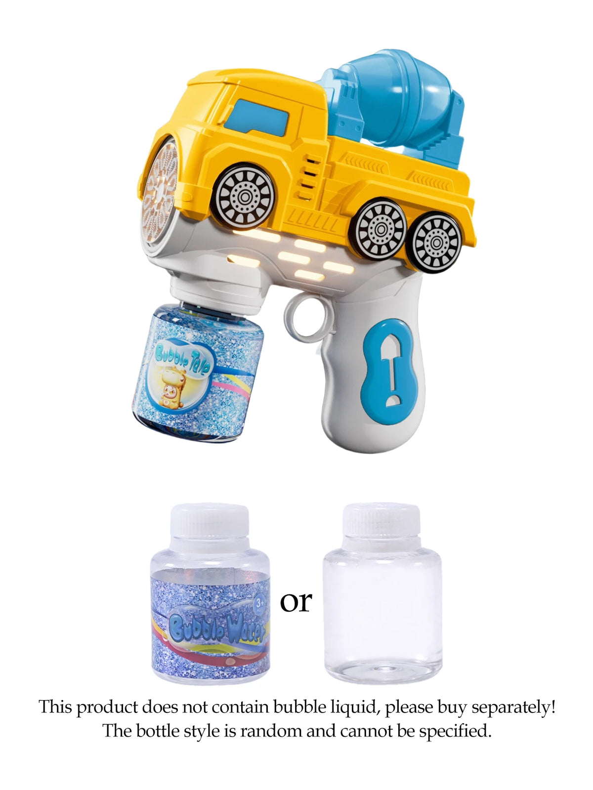 Vehicle Bubble Gun Toys, Cartoon Bubble Machine—Summer Outdoor Gift for Kids(Not Included Battery, Not Contain Bubble Liquid) Vue 333-36