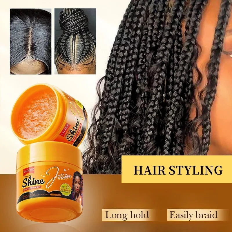 113g Sadoer Styling Hair Gloss Gel, with a Refreshing and Non-Sticky Texture, Rich in Ingredients Such as Beeswax, Tocopherol, and Honey Extracts, Easy to Style Hair Details, Allowing You to Change Your Hairstyle at Will and Vue