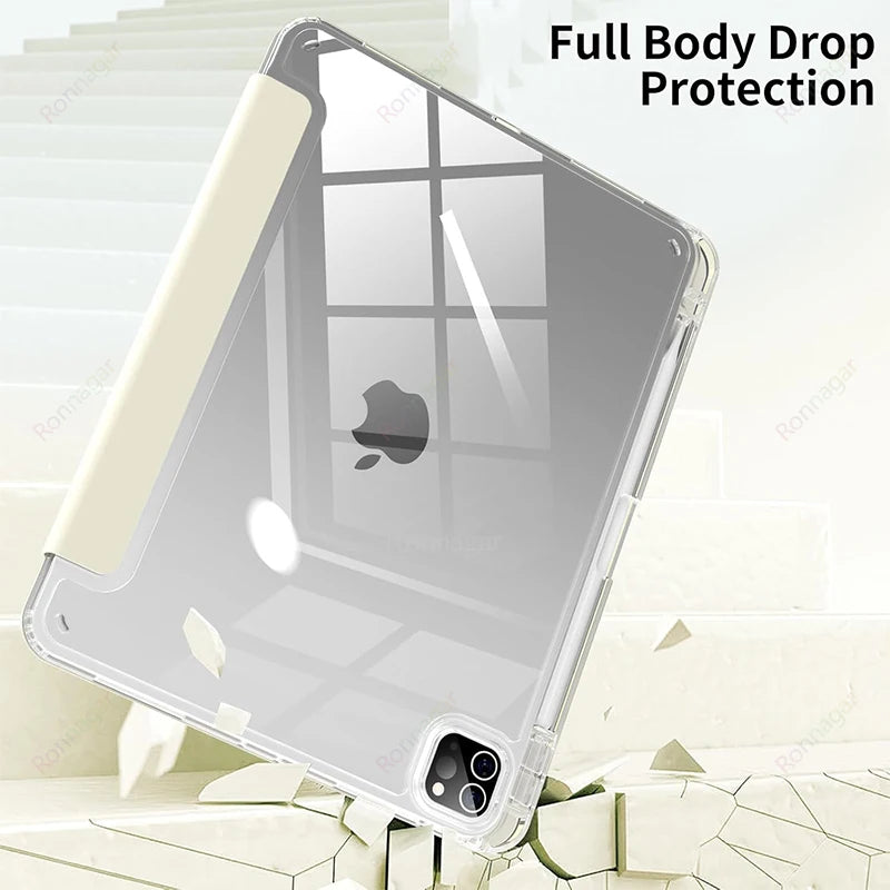 iPad Case with Pencil Holder – Fits Pro, Air & All Generations iPad Folio Case Vue