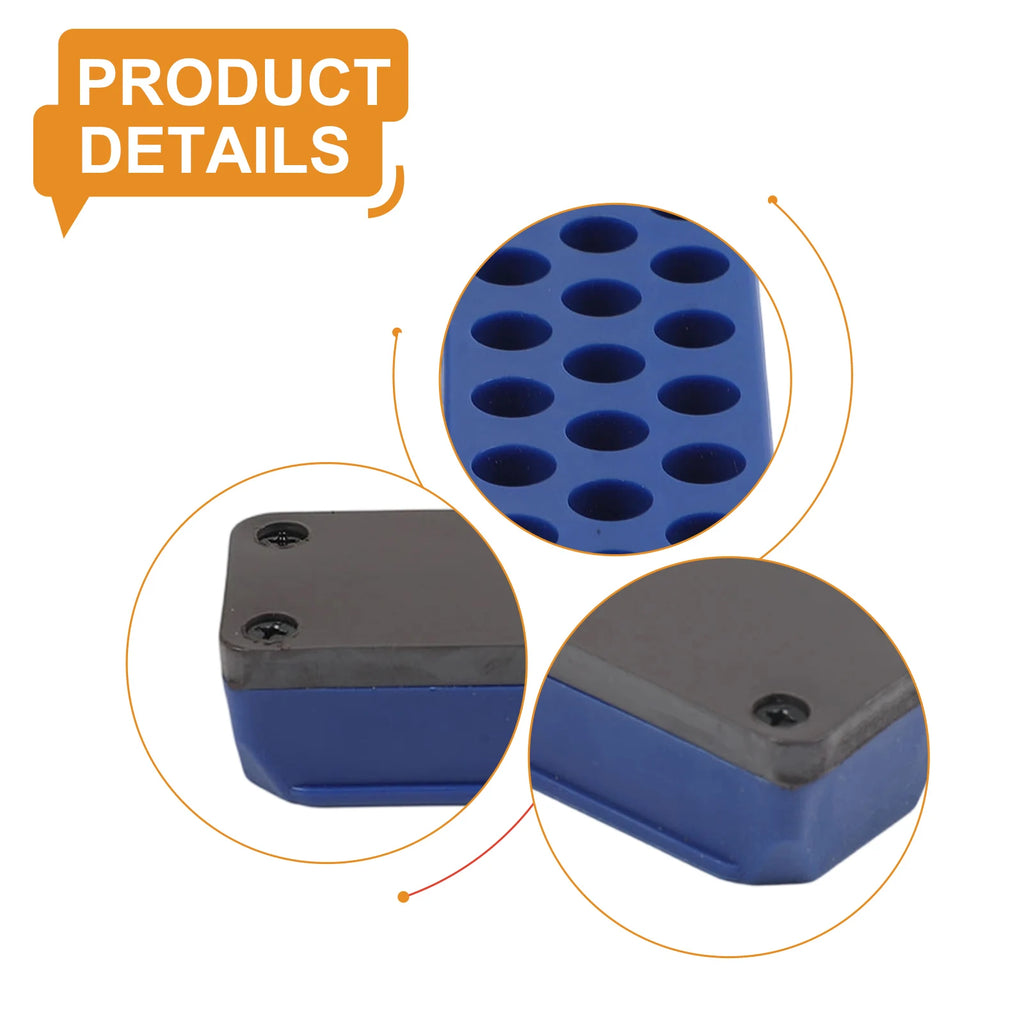 43-Hole Hex Bit Holder Organizer for 1/4" Screwdriver Bits Bit Holder Organizer Vue