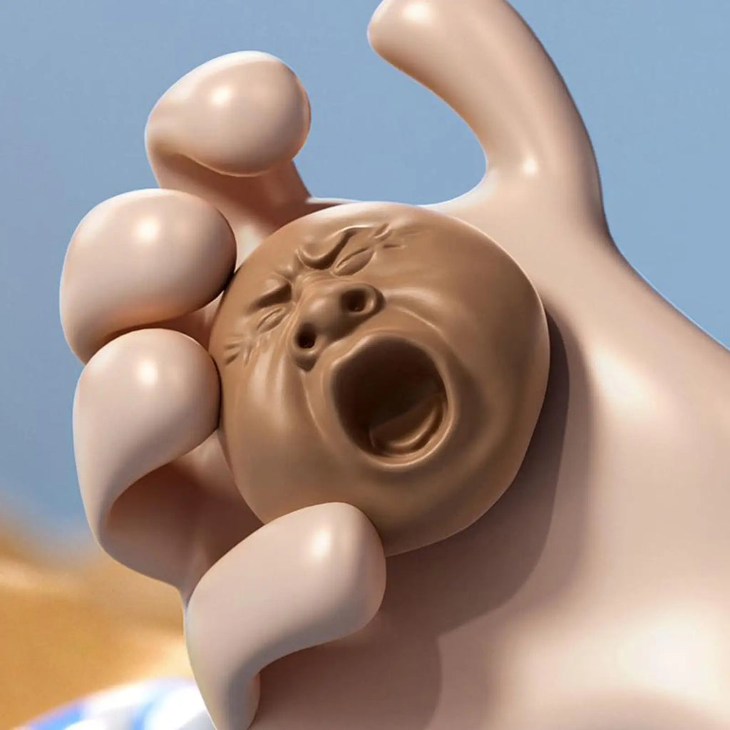 Yawning Water Sprayer Squeeze Toys Cute & Funny Squirt Face Expression Fun Toys Party Favors for Kids Teens Adults Vue