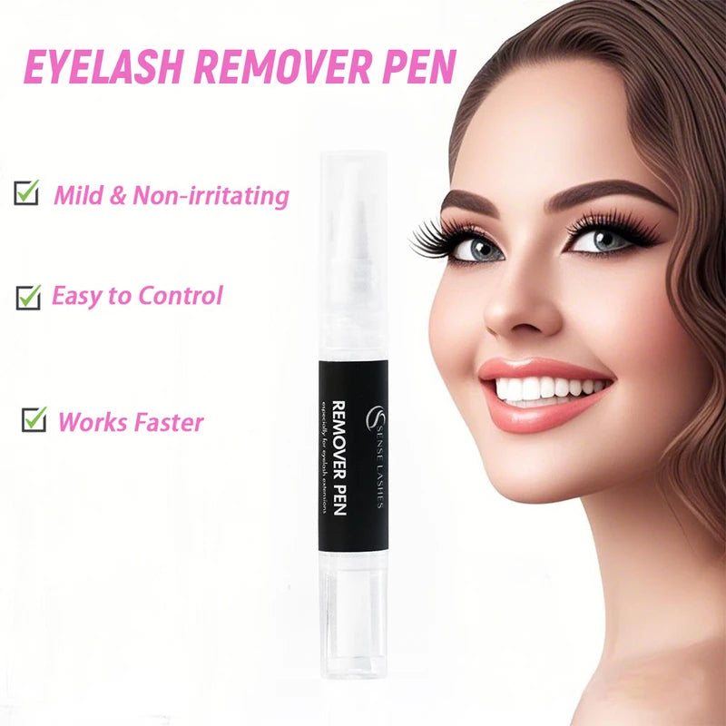 SENSE LASHES Gel Lash Extension Remover Pen – Sensitive Skin Lash Extension Remover Vue