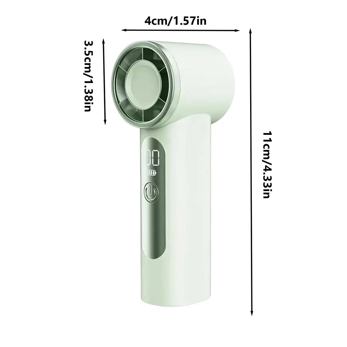Mini Fan USB Rechargeable Portable Cooling Tool Portable Handheld Fan for Travel Commuting Classroom Home Outdoor Camping Theme Vue