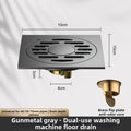 Anti-Odor Stainless Steel Floor Drain Dual Use Universal Shower Trap Filter Square All Copper Drain Core Floor Hair Catcher Vue Style 2