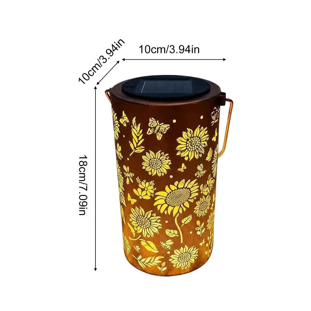Garden Lights Solar Powered Decorative Led Lanterns Garden Lights Solar Powered for Yard Backyard Porch Farm Balcony Lawn Vue B