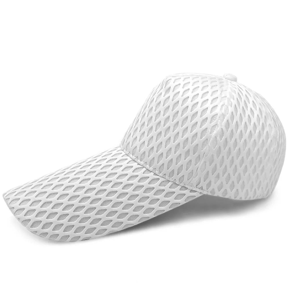 Long Brim Sun Hat Big Large Head Baseball Caps Mesh Sunshade Fishing