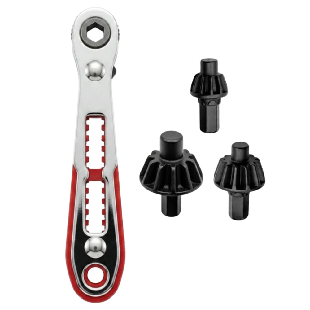 Right Angle Ratchet Screwdriver & Drill Chuck Key Wrench Set Ratchet Chuck Key Wrench Vue