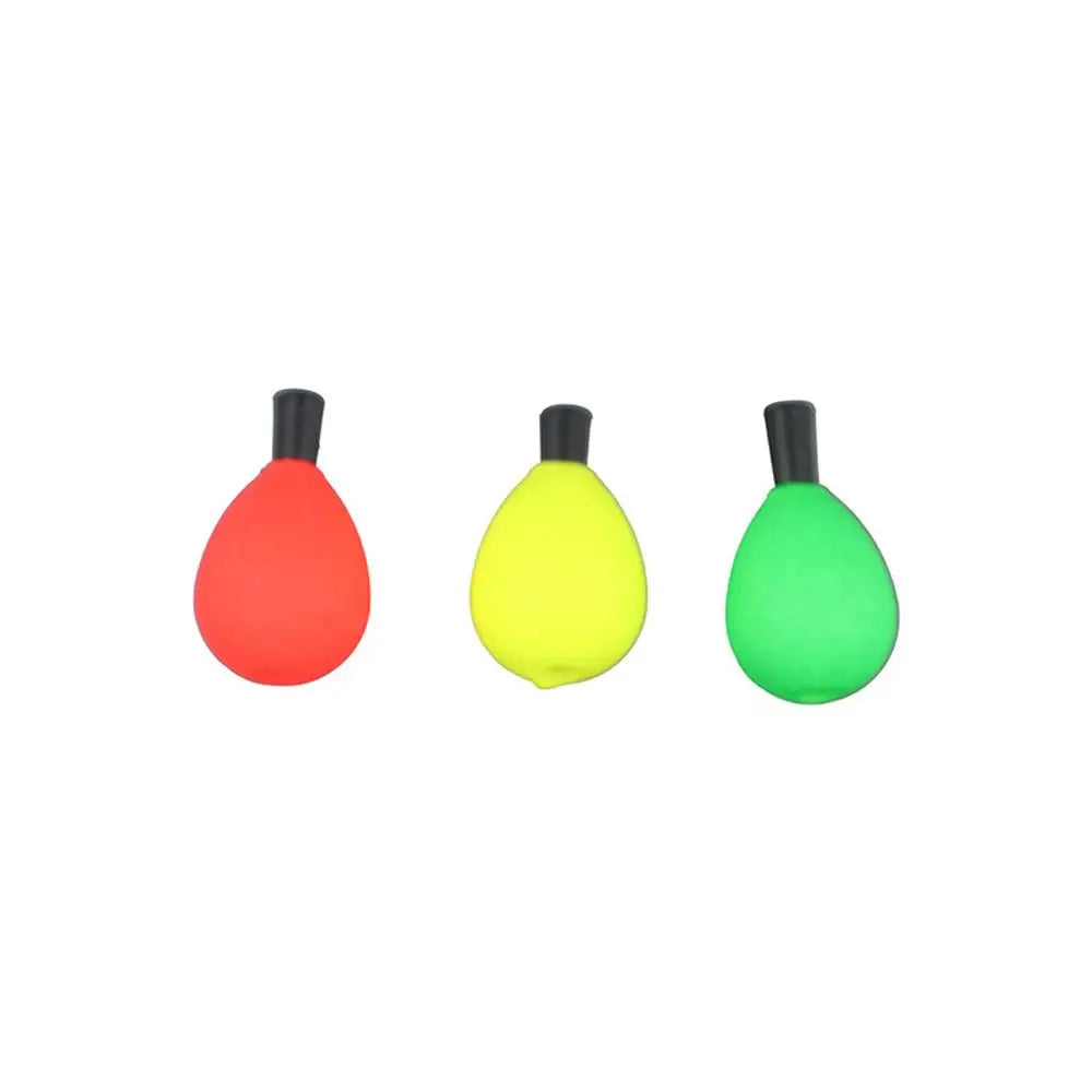 30pcs Foam Foam Peg Floats Buoys with Pipe Plug Fishing Trout Floats Slip Bobber Red/Yellow/Green Positioning Float Rock Fishing Vue