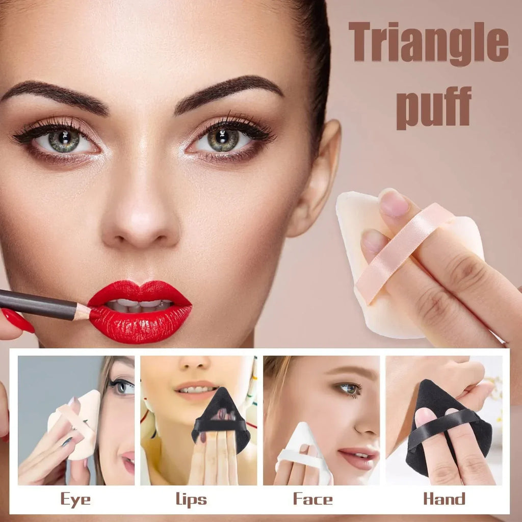 3pcs Makeup Puff Makeup Sponge Cosmetics Soft Tools Powder Puff Face Cotton Face Powder Puff Washable Velvet Vue