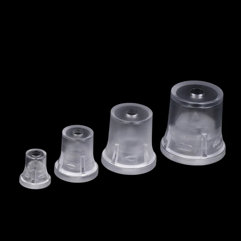 2Pcs PC Translucent Advertising Nail Glass Nail Bracket Invisible Plastic Screw Frosted Screw For Glass Nail Advertising Vue