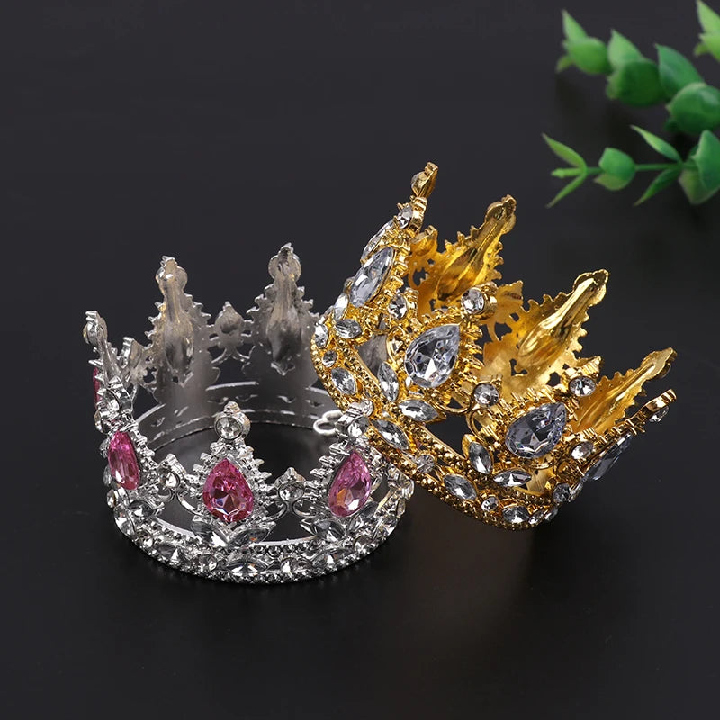 1PCS Cotton Doll Retro Crown Headwear Korea Dolls Cotton Doll Crown For Baby Doll Dress Fashion Doll Accessories Vue