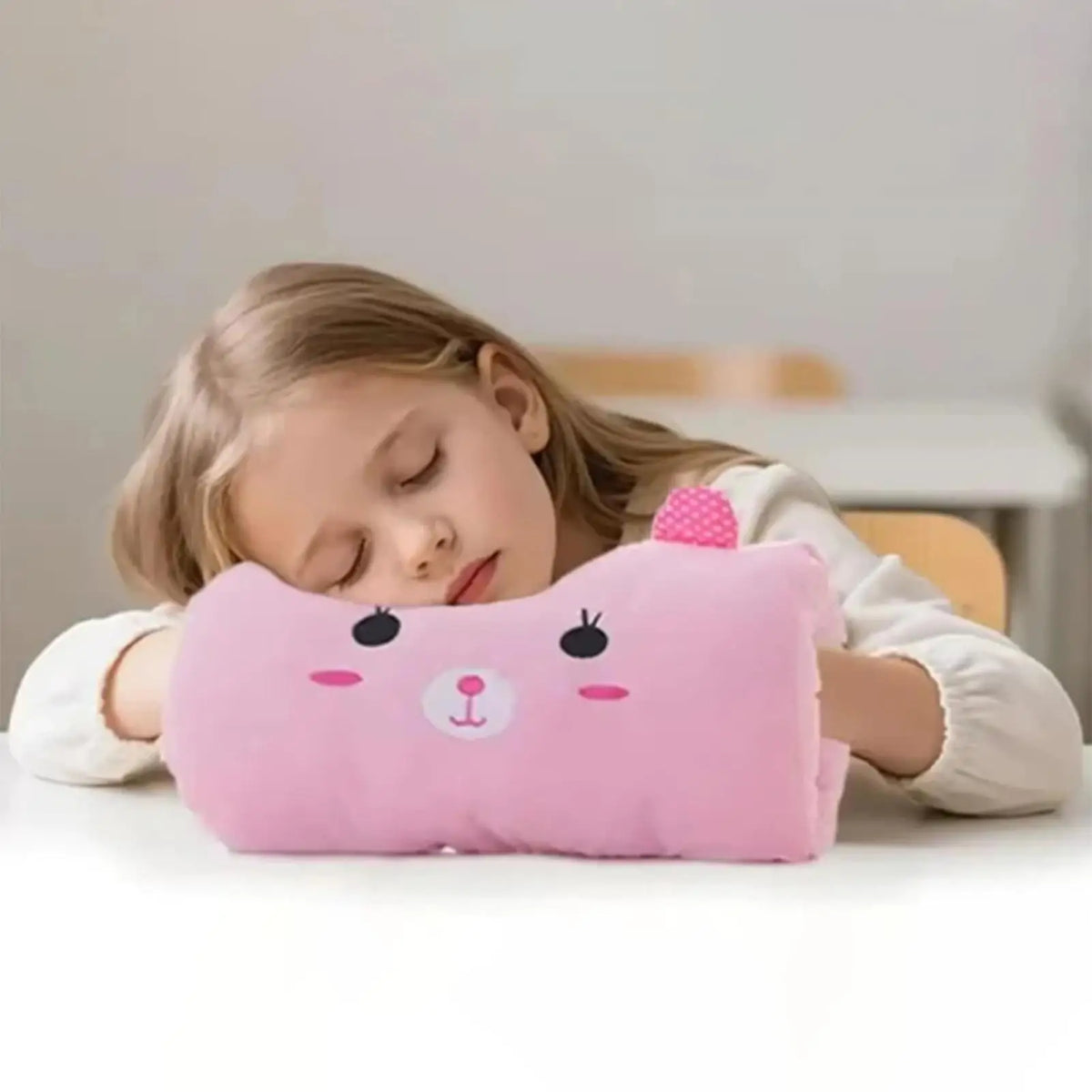 Hand Warmer Pillow Bunny Shape Hand Muff Throw Pillow for Kids Classroom Travel Napping Winter School Home Cold Weather Vue
