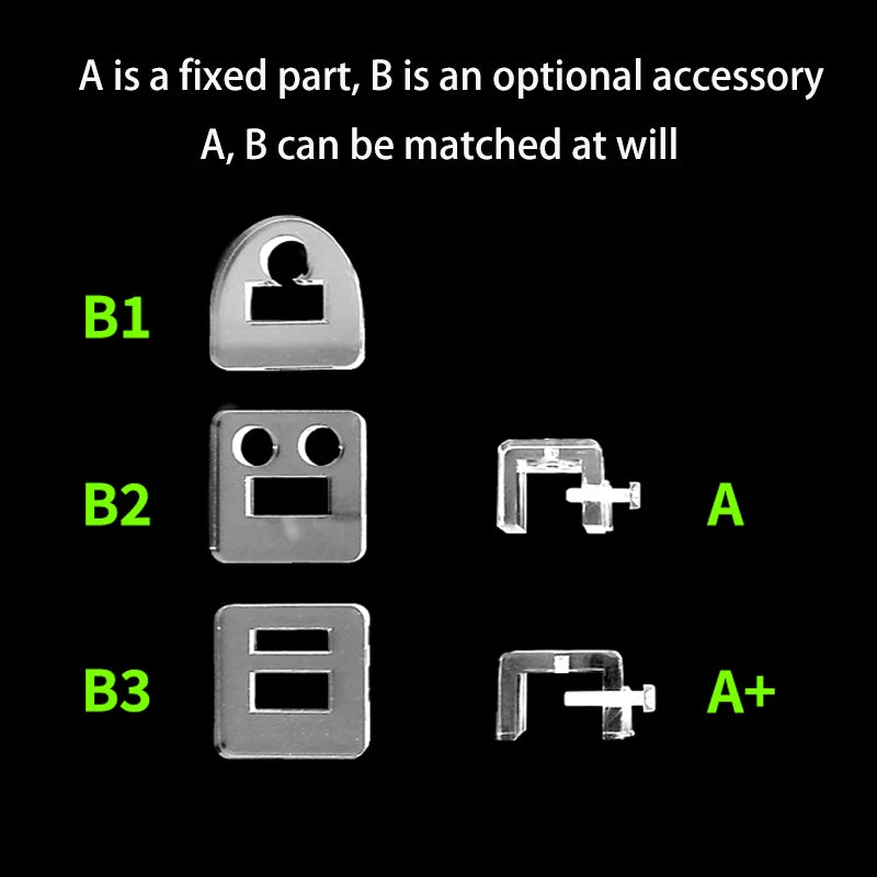 Acrylic Fish Tank Wall Fixture Buckle Inlet and Outlet Pipe Wall Mount Fixture Fish Tank Light Bracket Aquarium Accessories Vue