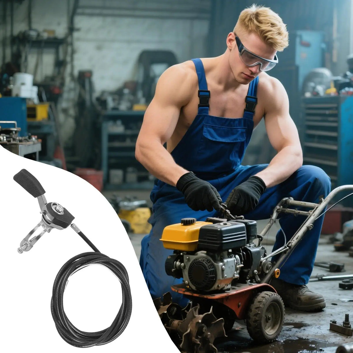 Throttle Cable Accessories Precision Throttle Cable Oil Valve Accessories for Trailer Mower Boat Motorcycle Bike Tillage Machine Vue
