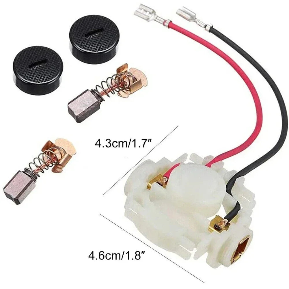 Carbon Brush Set Holder & Cap for CB430 BGA GA Angle Grinders Angle Grinder Brush Kit Vue