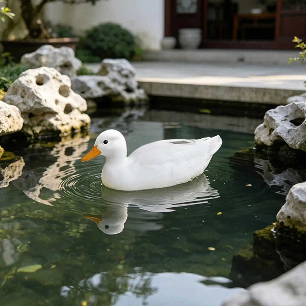 Solar Floating Pool Lights, Cute Duck Design Waterproof LED Lamp, UV Resistant Outdoor Decor for Garden Pond Fountain decorate Vue
