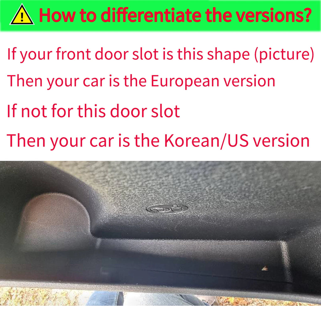 Smabee LHD for Kia Sportage NQ5 2021 2022 2023 Anti-Slip Gate Slot Cup Mat (European Version Only) Non-Slip Pad Accessories Vue