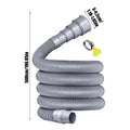 Caravan Sewer Pipe 300/400/500cm Foldable Flexible Waste Pipe Heavy Duty Flexible Leakproof RV Hose Sewer Outfall Parts Vue 5 meters