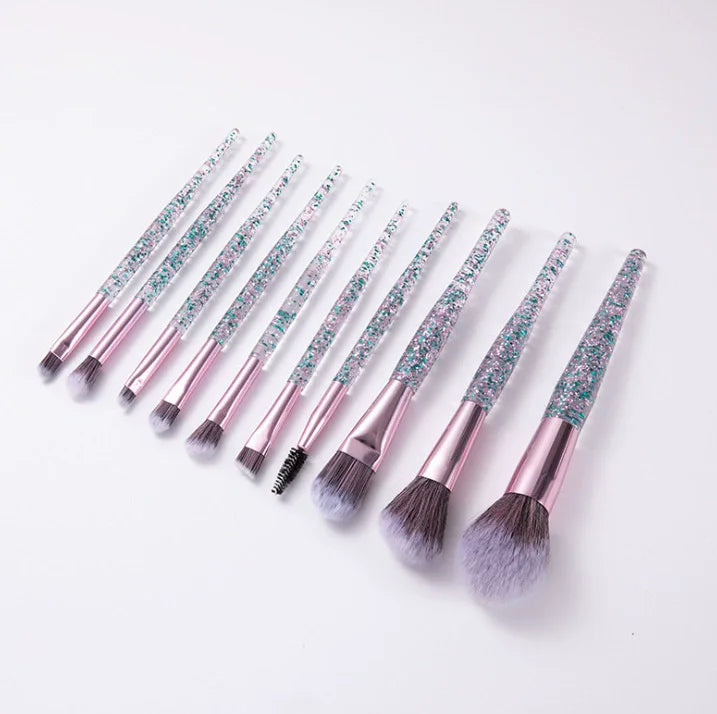 10PCS Makeup Brush Set Professional Super soft detail brush Blush Brush Foundation Concealer Eyeshadow Brush Vue