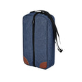 Portable Large Capacity Wine Cooler Bag Protective with Handle Wine Bottle Carrier Holds 2 Bottles Liquor Bottle Carrier Picnic Vue Blue