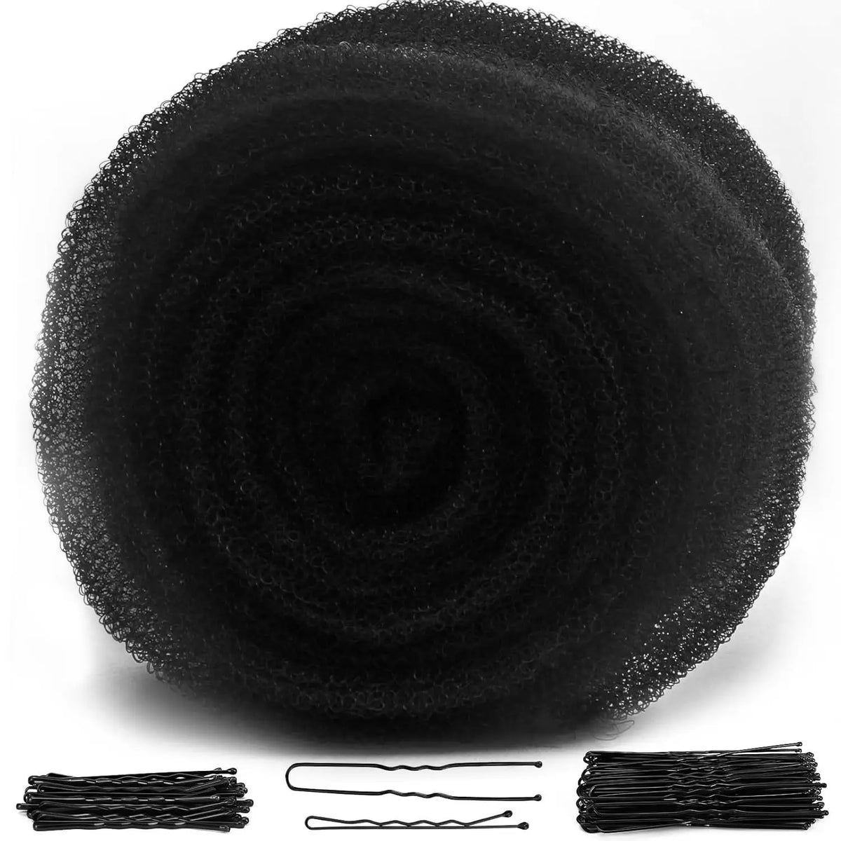 Incremental Hair Volume Sponge Invisible Volume Enhancer Hair Styling Sponge with U Shape Hair Clip Soft Foam Padding Tool Vue black