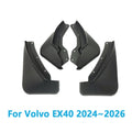 4PCS For Volvo EX40 Accessories 2024 2025 2026 Car Mudguard Mudflaps Anti-splash Mud Flap Mud Guard Wheel Fender Part Auto Tools Vue For Volvo EX40