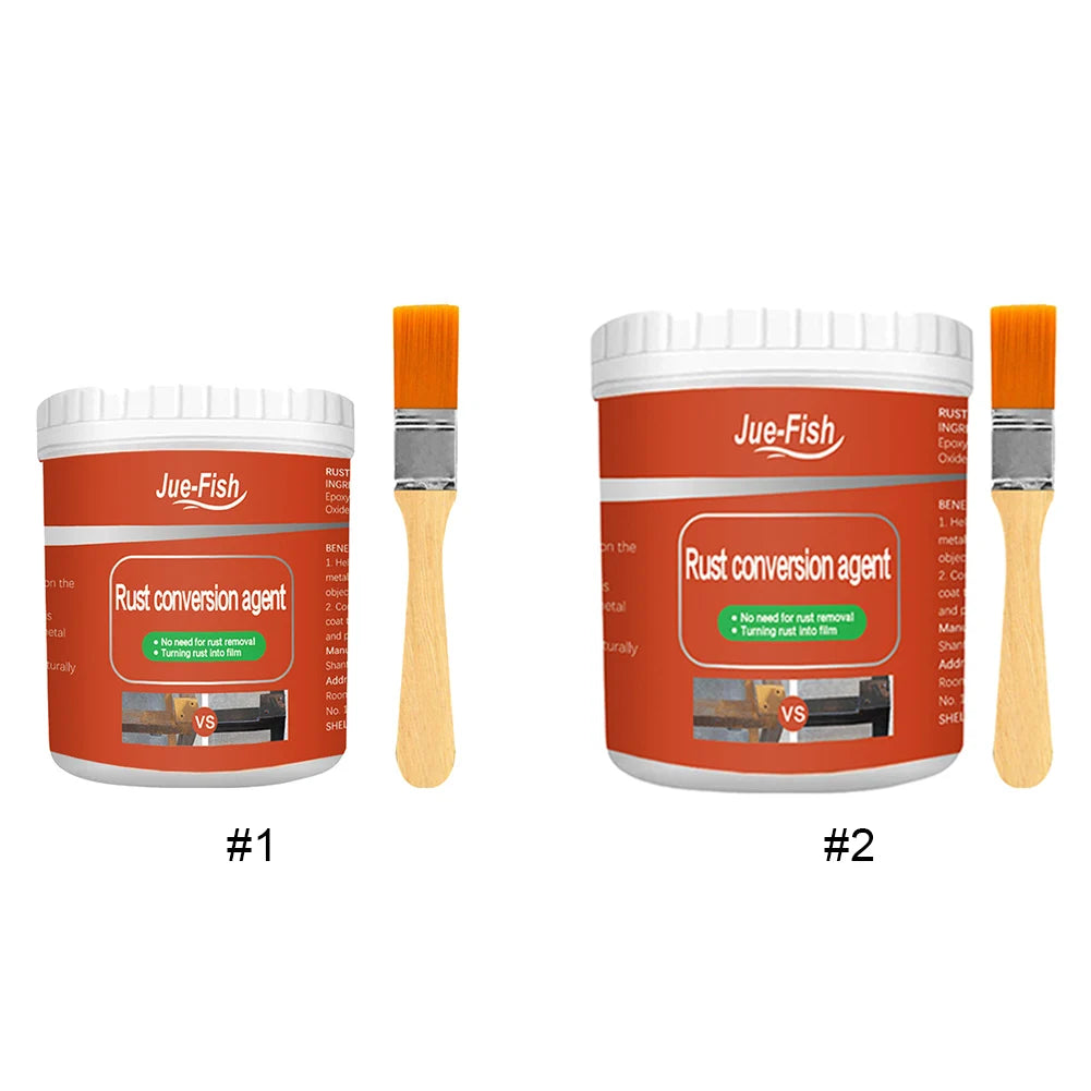 100/300g Metal Rust Remover Rust Conversion Agent Anti-corrosion Water Based Metallic Paint Car Coating Primer Rust Inhibitor Vue