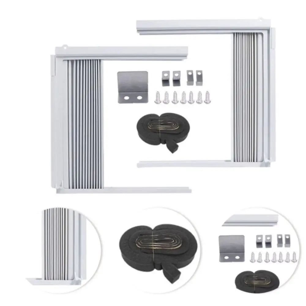 ABS Material Window Air Conditioner Side Panel Foldable Design Dustproof Function Air Conditioner Baffle Heat Insulation Vue