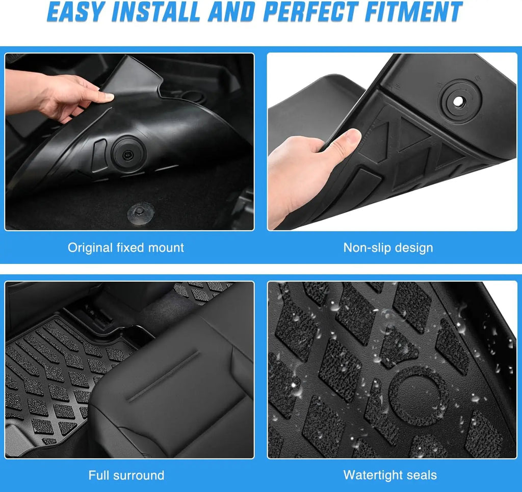 Nilight TPE Floor Mats for 2026 Honda Passport RTL TrailSport All Weather Custom Fit Heavy Duty Floor Liners Vue