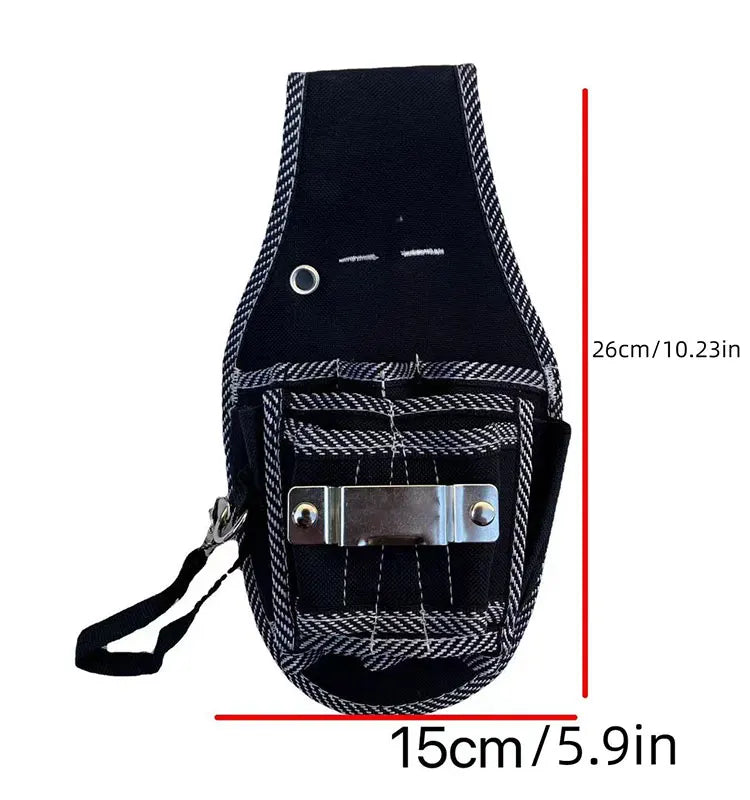 Multifunctional Tool Bag Nylon Fabric Tool Belt Screwdriver Kit Holder Tool Bag Pocket Pouch Bag Electrician Waist Pocket Case Vue