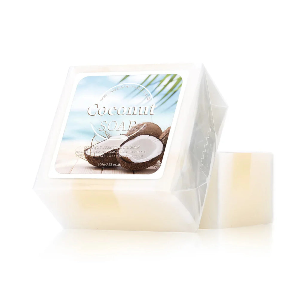 100g B+ Coconut Milk Organic Pure Plant Extract Handmade Soap Facial Treatment Acne Goat Milk Soap Vue