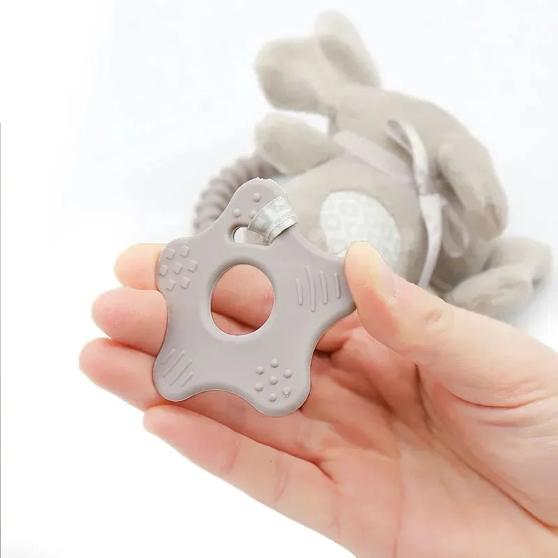 Bunny Style Infant Toddler Rattles Toys for Baby Stroller Crib Soft Bear Pram Hanging Toys Plush Appease Doll Bed Accessories Vue