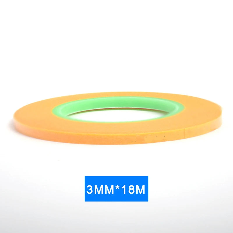 Fine DIY Special Masking Wide 1mm/2mm/3mm 18m Model Covering Tape High Quality Model Spraying Coating Color Ultra Tape Vue A3