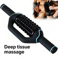Cordless Roller Body Massage 360 Rolling Percussive Relief Muscle Relax Stress Massager Rechargeable Vibrators Fitness Shaping Vue black