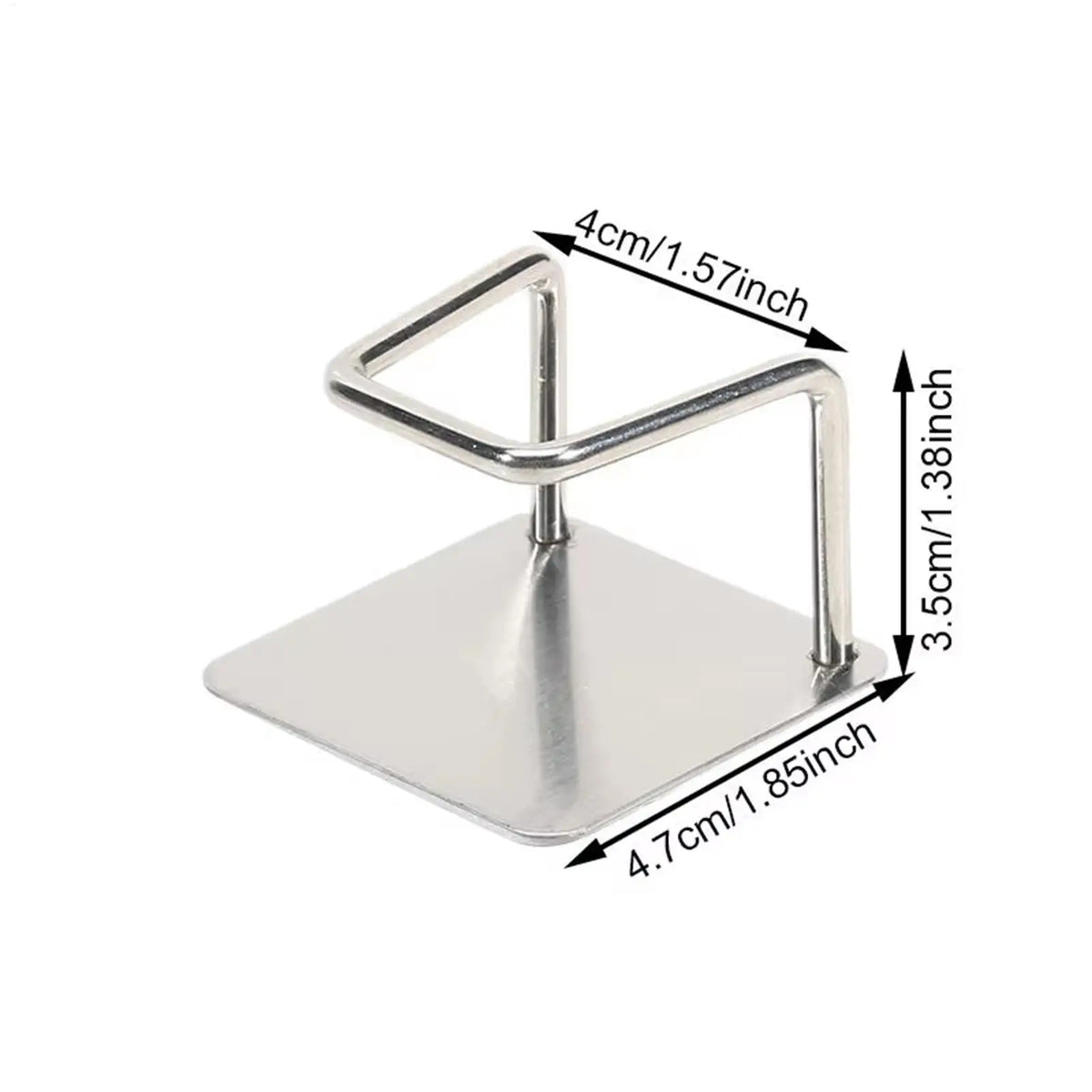 8 Pieces Adhesive Bathroom Scale Holder Storage Rack Weight Bracket for Kitchen Home Apartment Dormitory Shower Office Vue