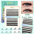 DIY Lashes D Curl Individual Lashes Extension Mix Lash Natural Look Makeup 120/200Pcs Clusters Faux Mink Eyelash Extensiones Vue DM06 D