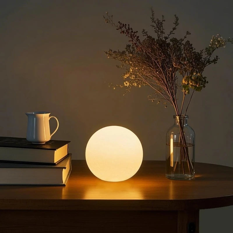 LED Ball Light Solar Lamp Outdoor Lawn Lamp Luminous Ball Pool Bedroom Table Party Garden Lighting Remote Control Waterproof Vue