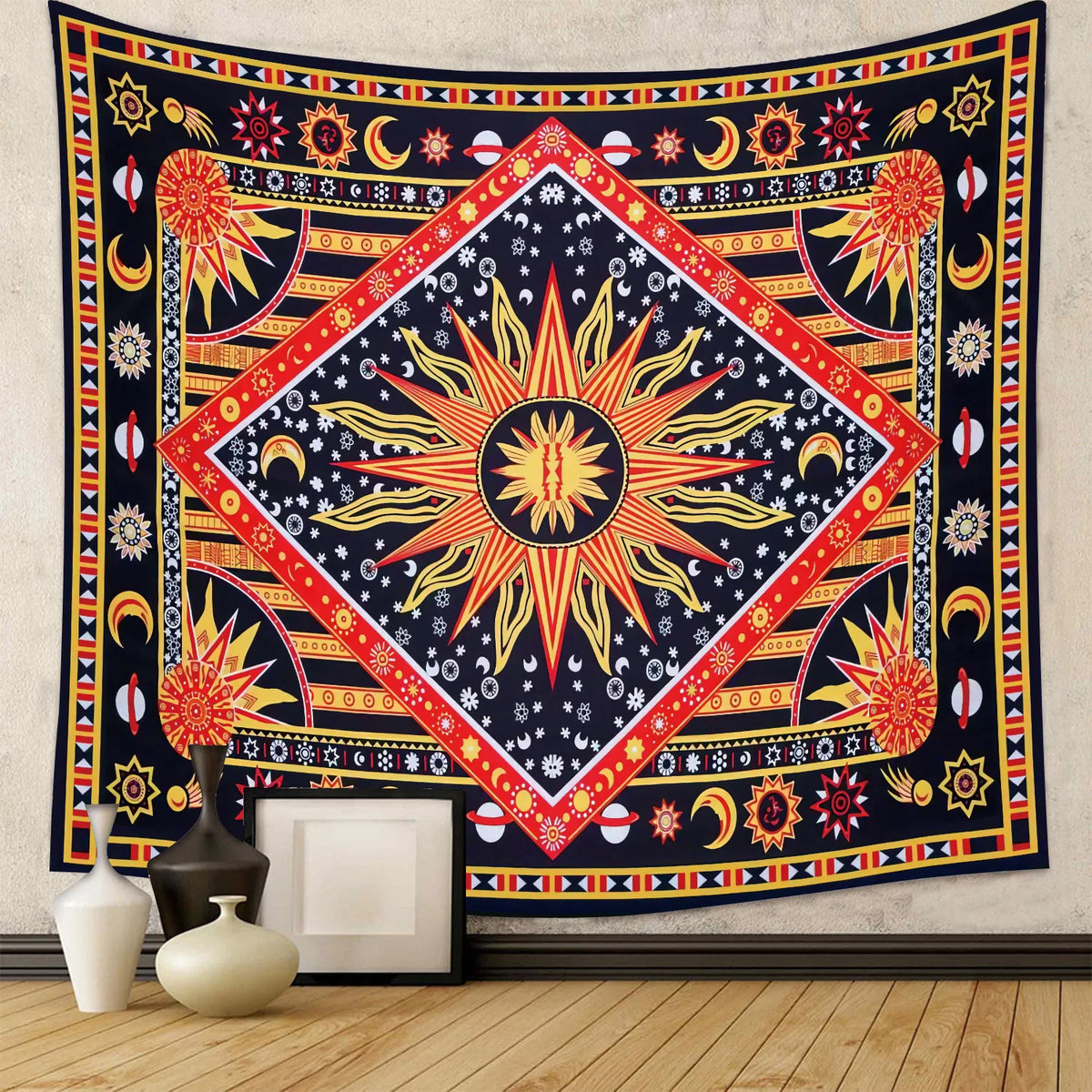 Mountain Tapestry Forest Tree Sunset Nature Landscape Tapestry Abstract Art Room Decoration Background Wall Cover Vue GT33 130 150CM