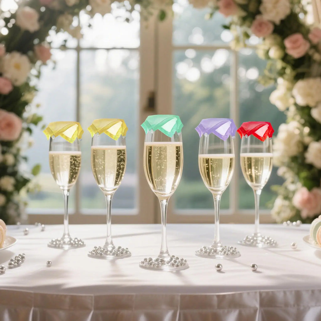 4pcs Breathable Drink Covers For Glasses Reusable Dust-Proof Cup Lids, Outdoor Picnic &Party E ssentials Wedding Restaurant Home Vue