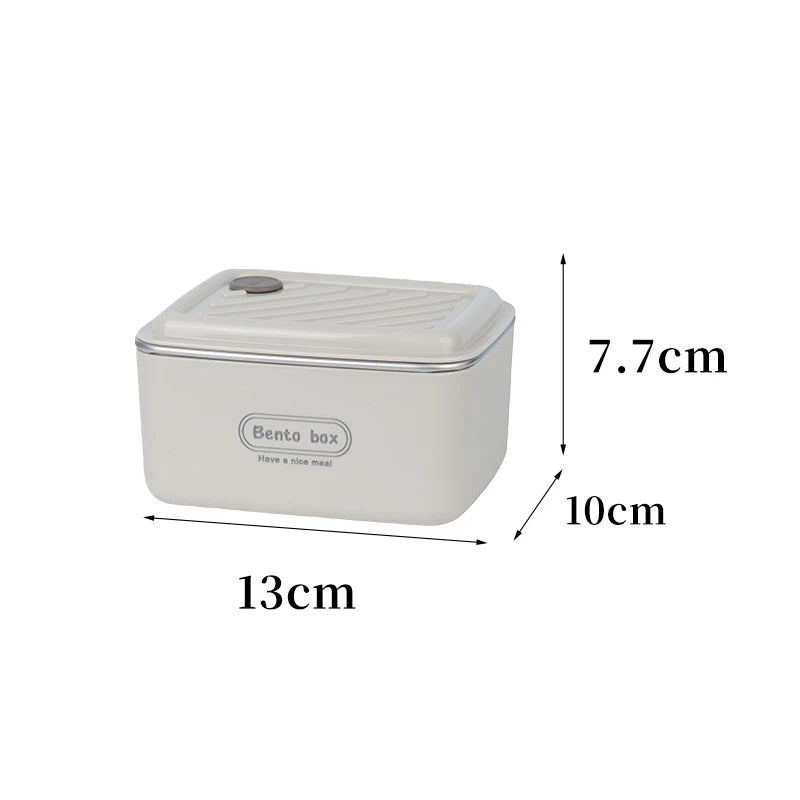 Stainless Steel Lunch Box Set With Bag Portable Sealed Insulated Lunch Box Multi-functional Bento Box〔CC11〕 Vue A1