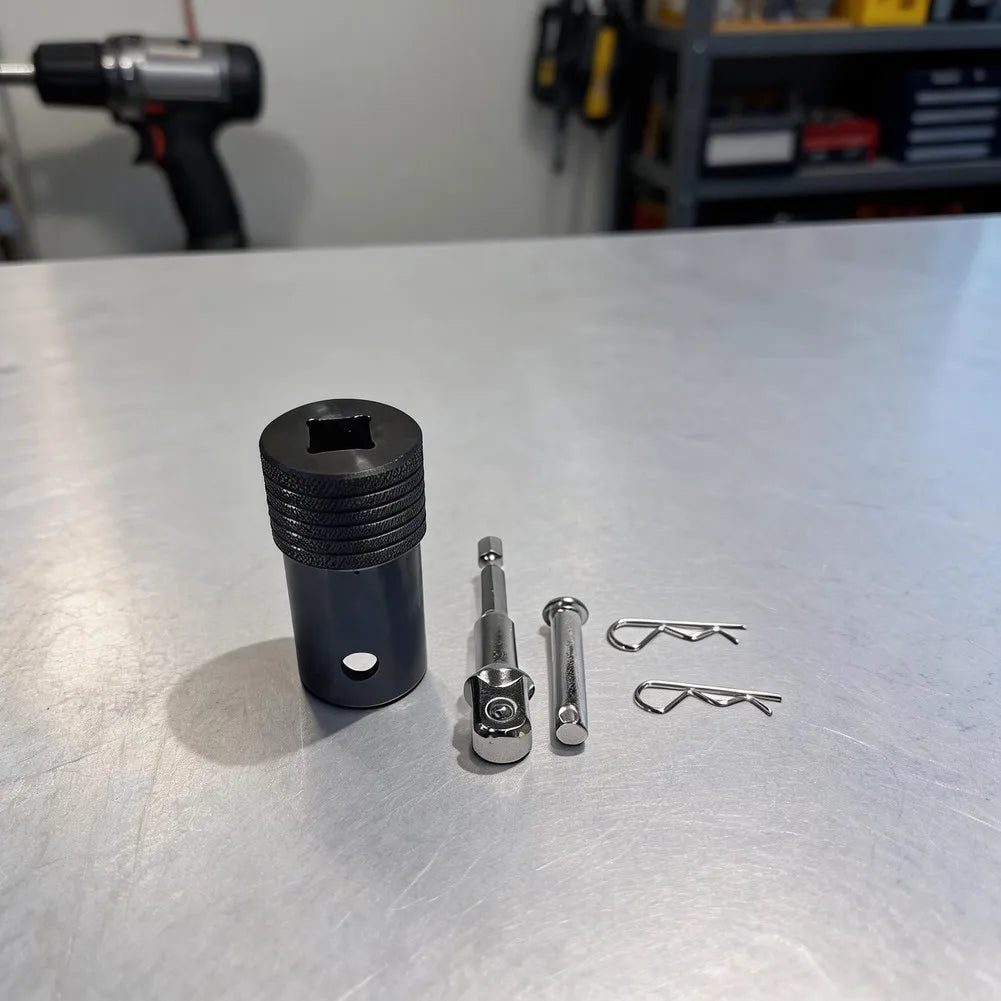 Trailer Drill Adapter – Scissor Jack Converter Tool, Rust-Resistant Drill Jack Adapter Vue