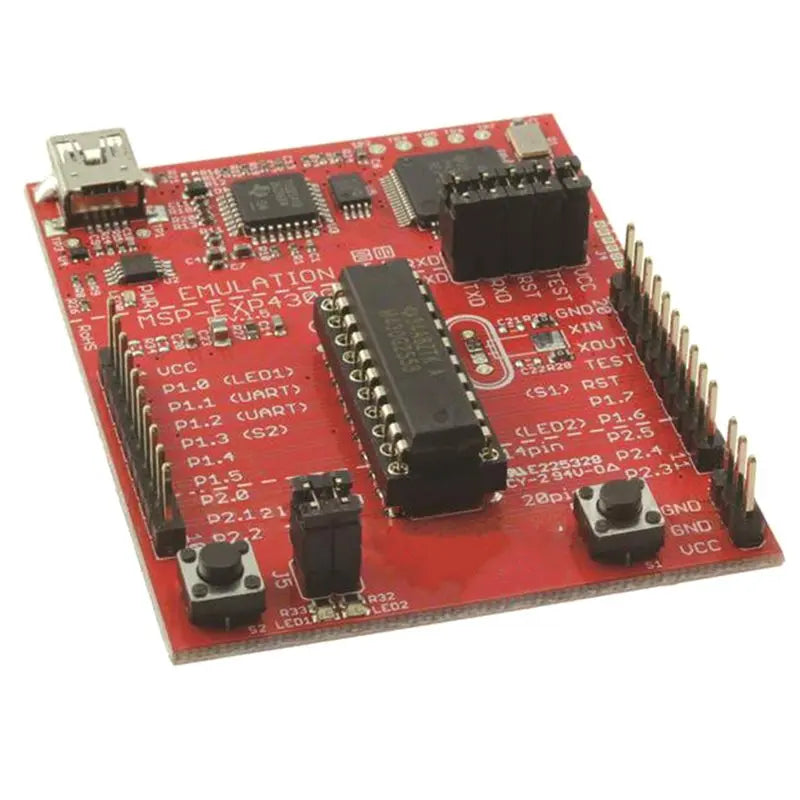 Hot-MSP-EXP430G2 MSP430 Launchpad TI Development Board For Prototyping Vue Red