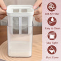 Yogurt Strainer 1100ml Multi Yoghurt Maker Strainer with Fine Mesh Bag and Lid for Thick Greek Yogurt Soybean Milk Soup Coffee Vue Default Title