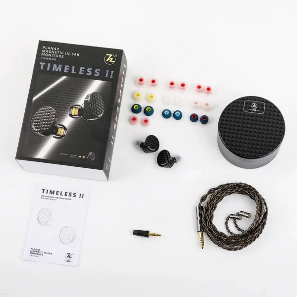 7Hz Timeless II Planar Magnetic IEM HiFi Earbuds | 7N OCC Cable Planar Magnetic IEM Vue 7Hz-Timeless-II