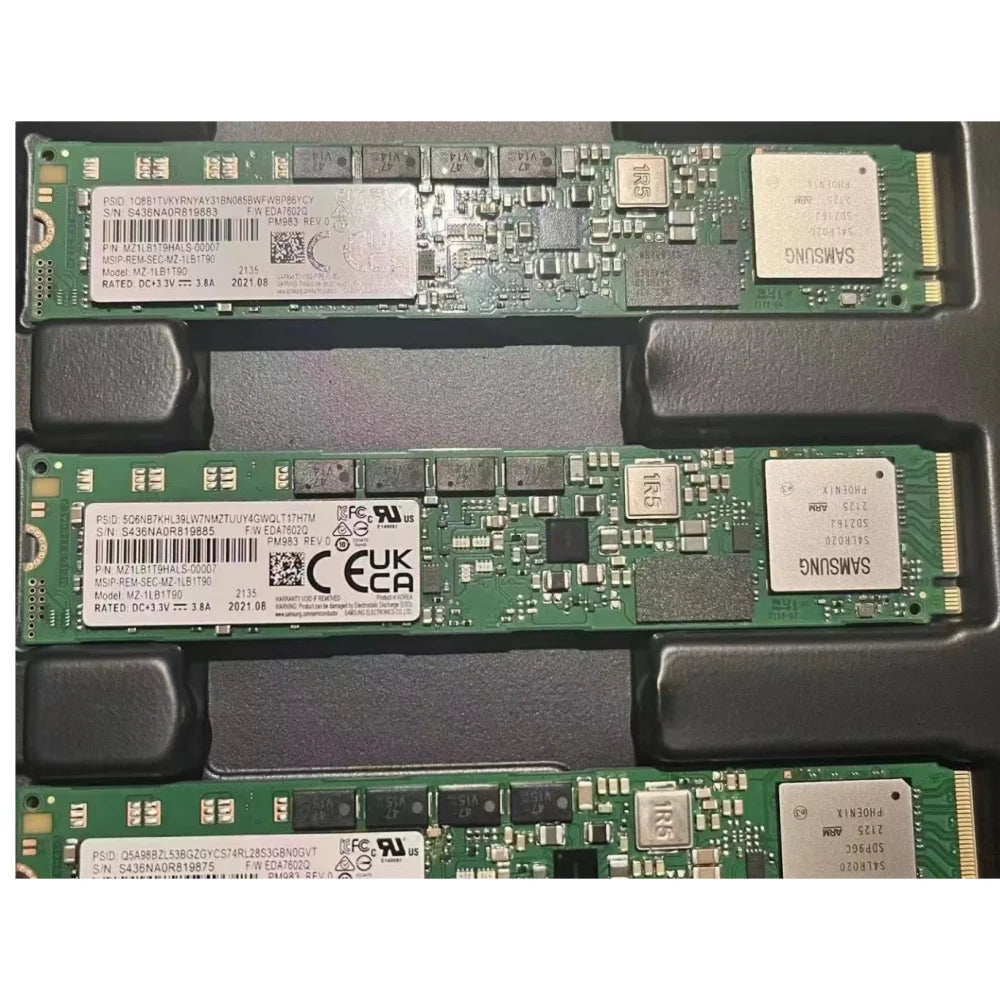 NEW PM983 1.92T 3.84T ssd solid-state drive 22110 nvme 900gb protocol PCEI3.0 independent cache power-off protection For Samsung Vue