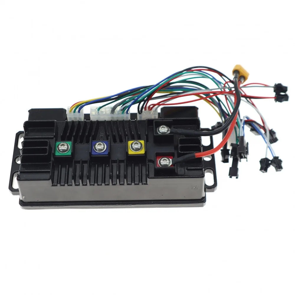 72V 60A Electric Bike Brushless Controller 4320W DC Motor Controller with Instrument for Two-wheeler Electric Bike E-Scooter Vue