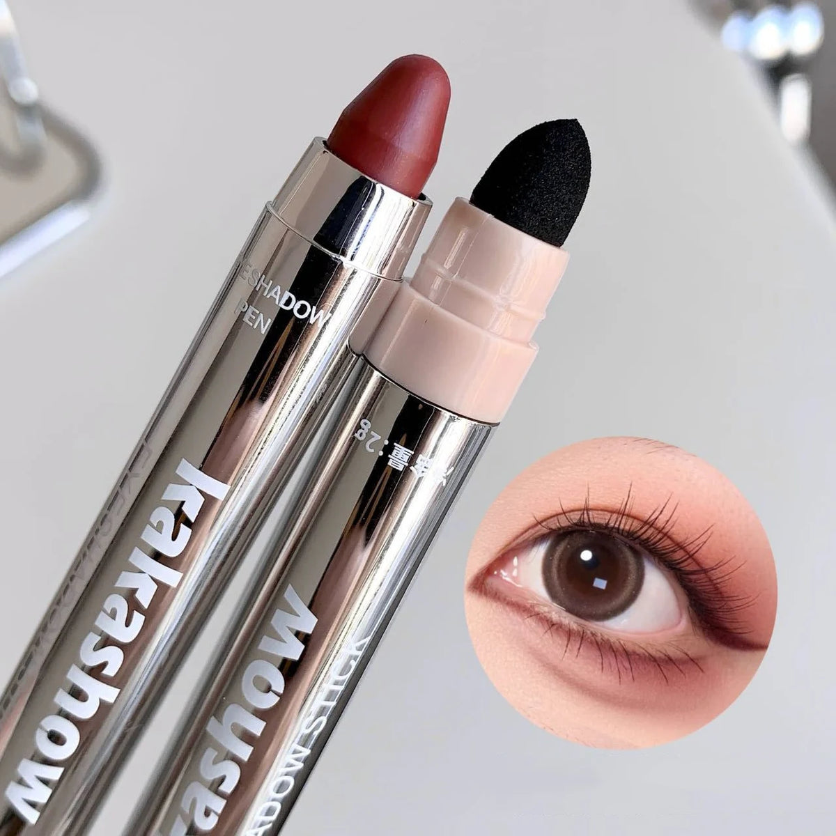 Metallic Glitter Eyeshadow Stick Matte Red Waterproof Shimmer Lying Silkworm Long Lasting High Gloss Pearlescent Eyeshadow Pen Vue
