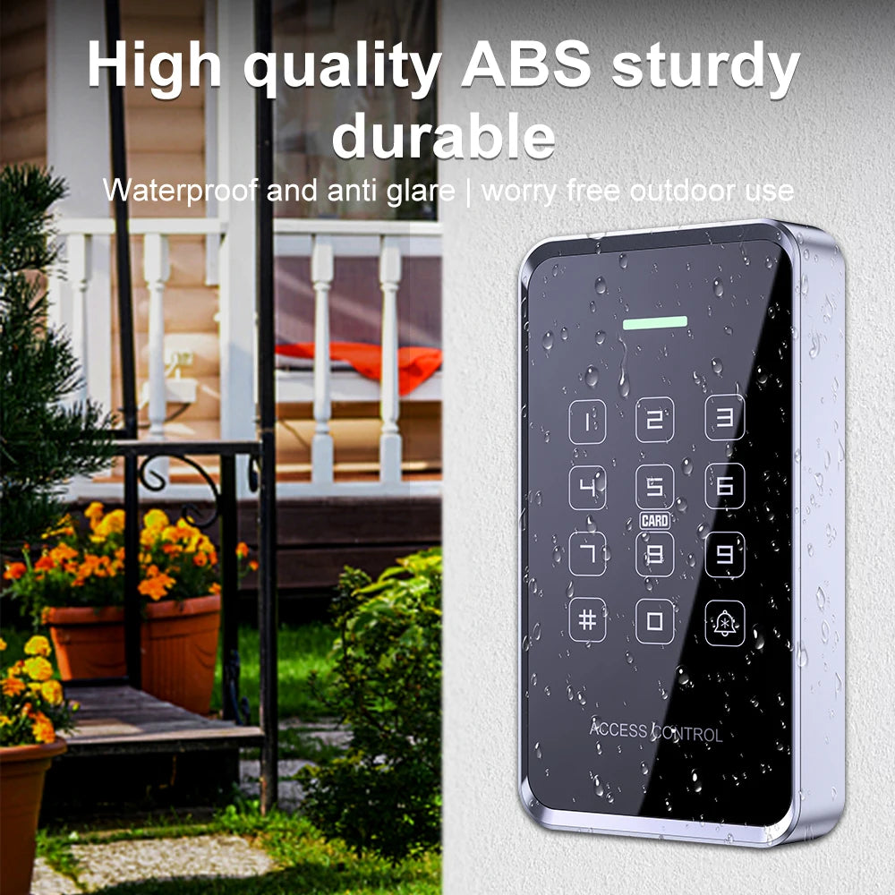 NFC RFID Card Access Control Keypad Large Capacity 1000Users Waterproof Backlight Touch Screen Dual frequency Wiegand Reader Vue