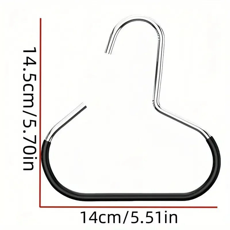 5/10pcs Baseball Cap Hat Rack Organizer Stainless Steel Hat Hanger Hanging Holder Non-Slip Wall Mount Hook Organizer for Caps Vue